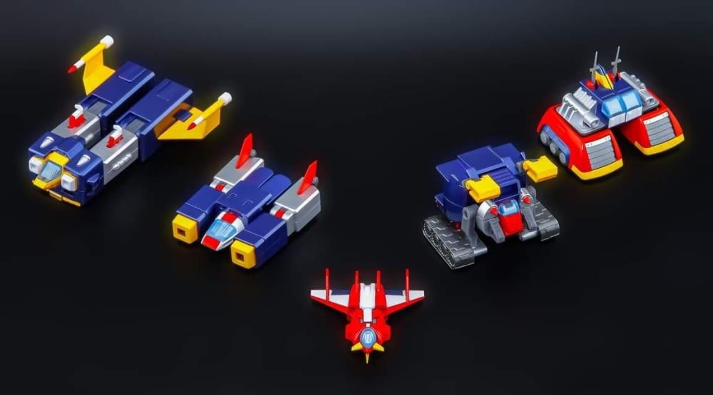 Super Electromagnetic Machine Voltes V Mini Action Series Voltes V