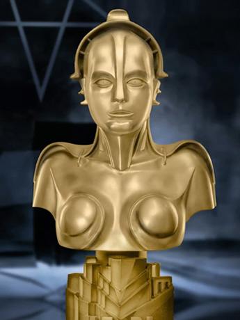 Metropolis Maria the Maschinenmensch (Metallic Gold Edition) 1/2 Scale Limited Edition Bust Gallery Image 2
