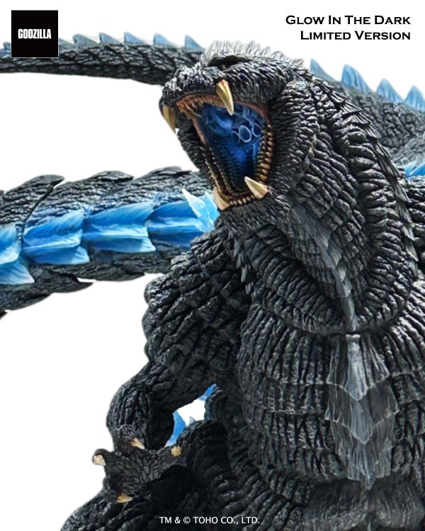 Godzilla Singular Point Omega Beast Series Godzilla Ultima (Heat Ray Ver.) Glow-in-the-Dark Limited Edition Statue Gallery Image 9