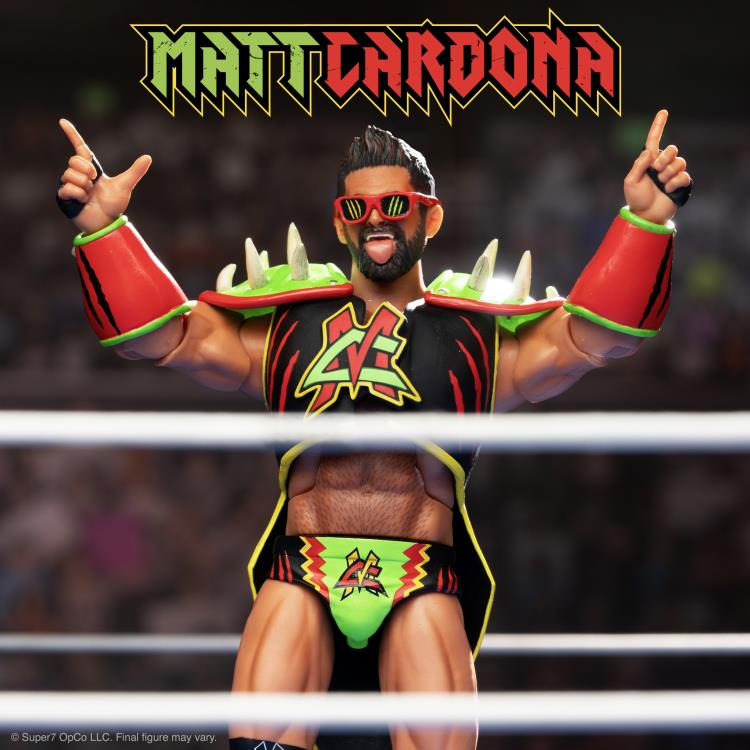 Major Wrestling Figure Podcast ULTIMATES! Matt Cardona (Prehistoric) Action Figure Gallery Image 4