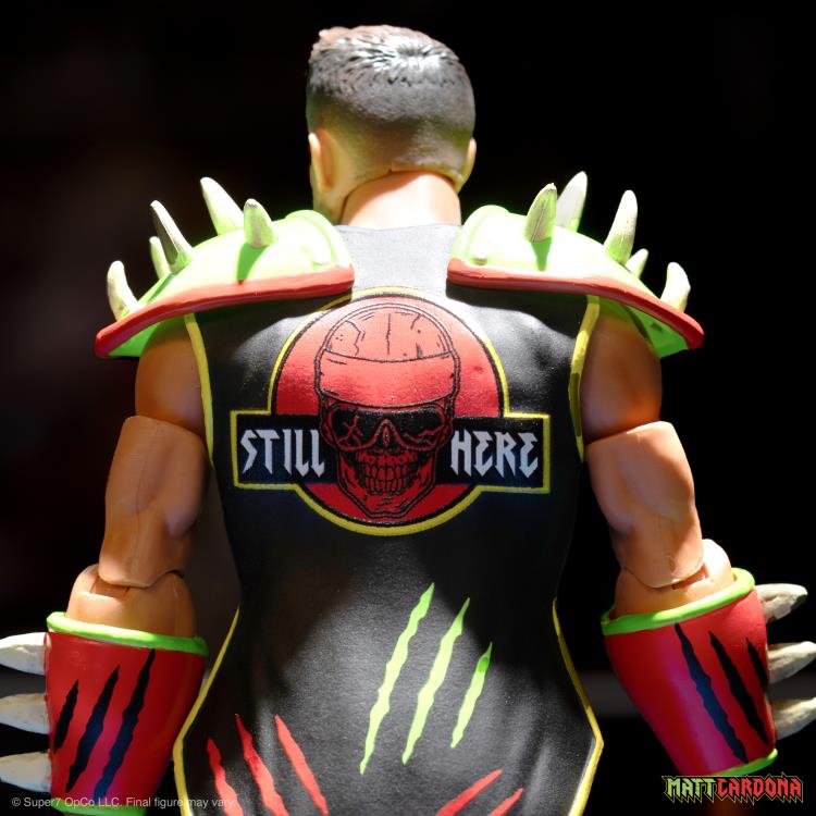 Major Wrestling Figure Podcast ULTIMATES! Matt Cardona (Prehistoric) Action Figure Gallery Image 6