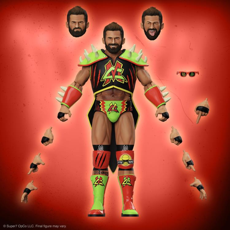 Major Wrestling Figure Podcast ULTIMATES! Matt Cardona (Prehistoric) Action Figure Gallery Image 7