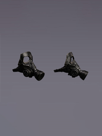 Gas Mask (Ver. B) 1/6 Scale Accessory Gallery Image 2