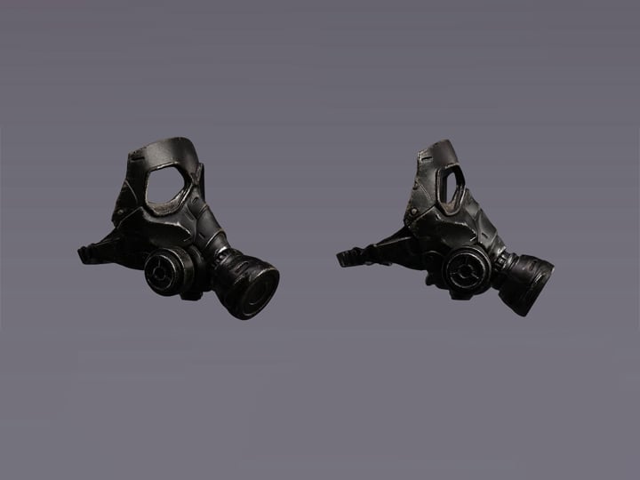 Gas Mask (Ver. B) 1/6 Scale Accessory Gallery Image 1