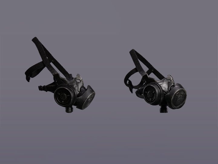 Gas Mask (Ver. C) 1/6 Scale Accessory Gallery Image 1