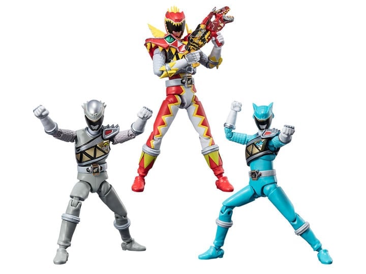 Zyuden Sentai Kyoryuger Shodo Super 3 Boxed Set of 3 Figures Gallery Image 1