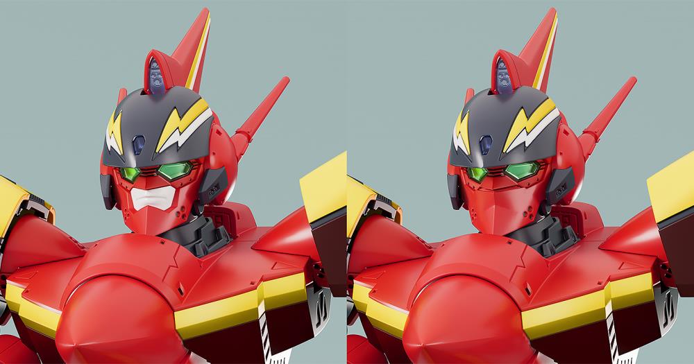 Macross 7 PLAMAX VF-19 Custom Fire Valkyrie (Basara Nekki Unit) 1/72 Scale Model Kit Gallery Image 7