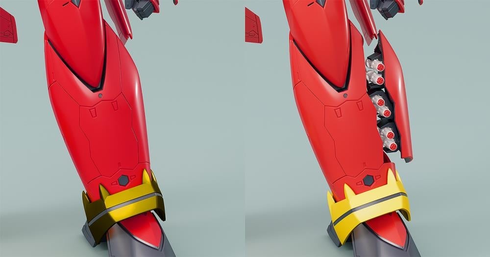 Macross 7 PLAMAX VF-19 Custom Fire Valkyrie (Basara Nekki Unit) 1/72 Scale Model Kit Gallery Image 9
