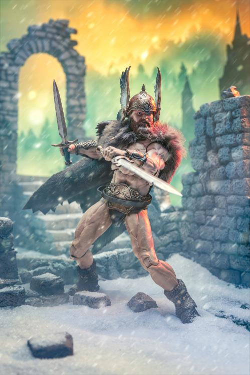 Frank Frazetta ICON Collectibles Norseman 1/12 Scale Action Figure Gallery Image 3