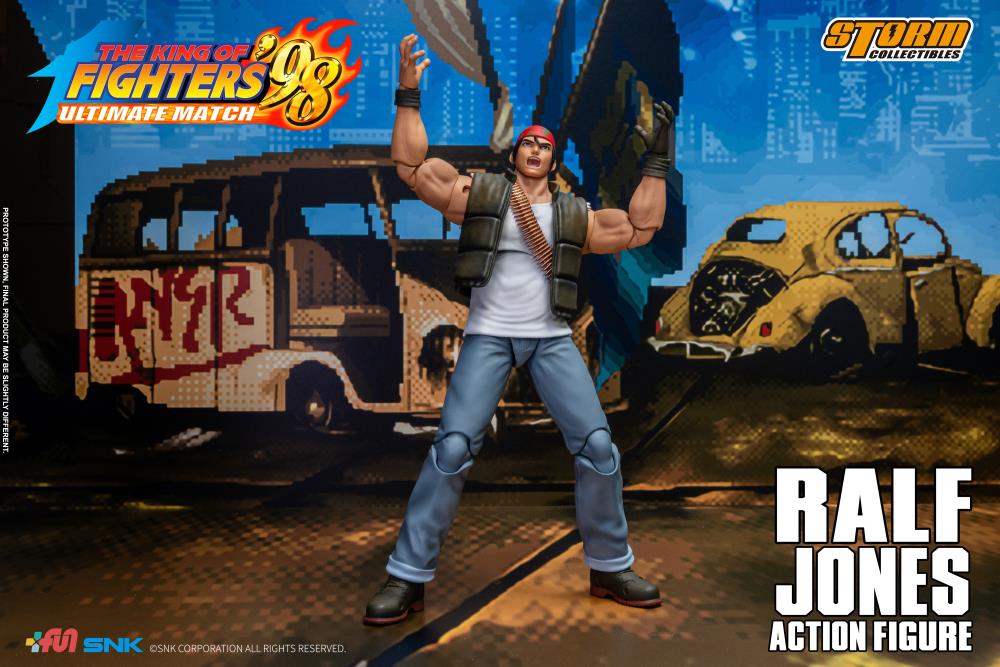 The King of Fighters '98 Ultimate Match Ralf Jones 1/12 Scale BBTS Exclusive Action Figure Gallery Image 19
