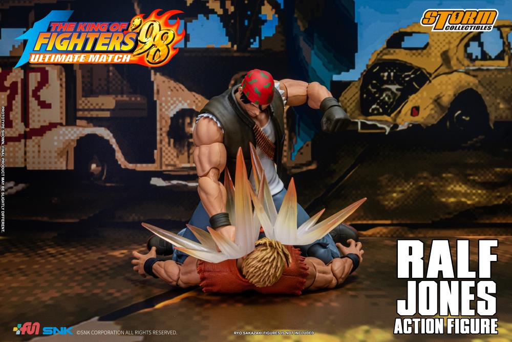 The King of Fighters '98 Ultimate Match Ralf Jones 1/12 Scale BBTS Exclusive Action Figure Gallery Image 22
