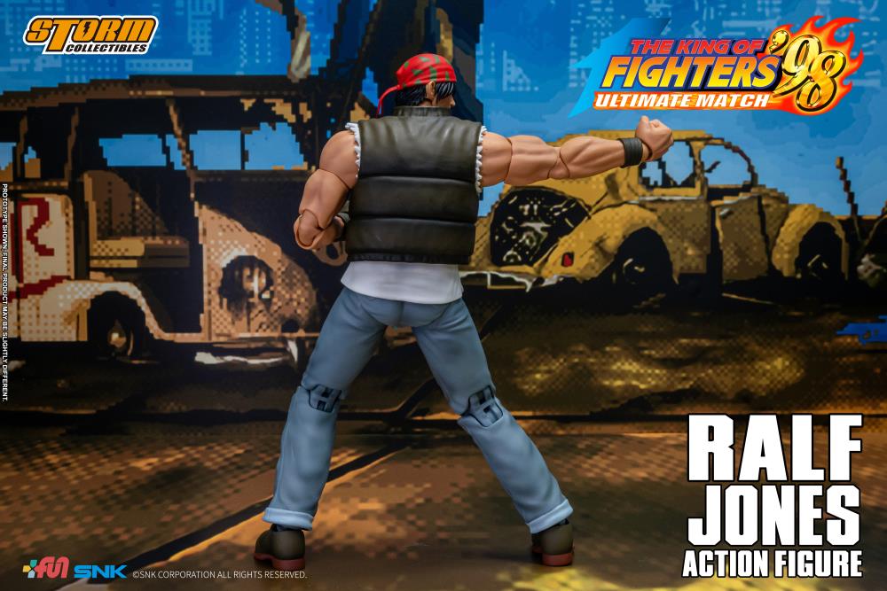 The King of Fighters '98 Ultimate Match Ralf Jones 1/12 Scale BBTS Exclusive Action Figure Gallery Image 13