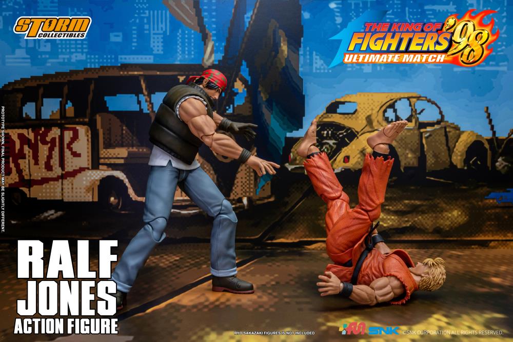 The King of Fighters '98 Ultimate Match Ralf Jones 1/12 Scale BBTS Exclusive Action Figure Gallery Image 21