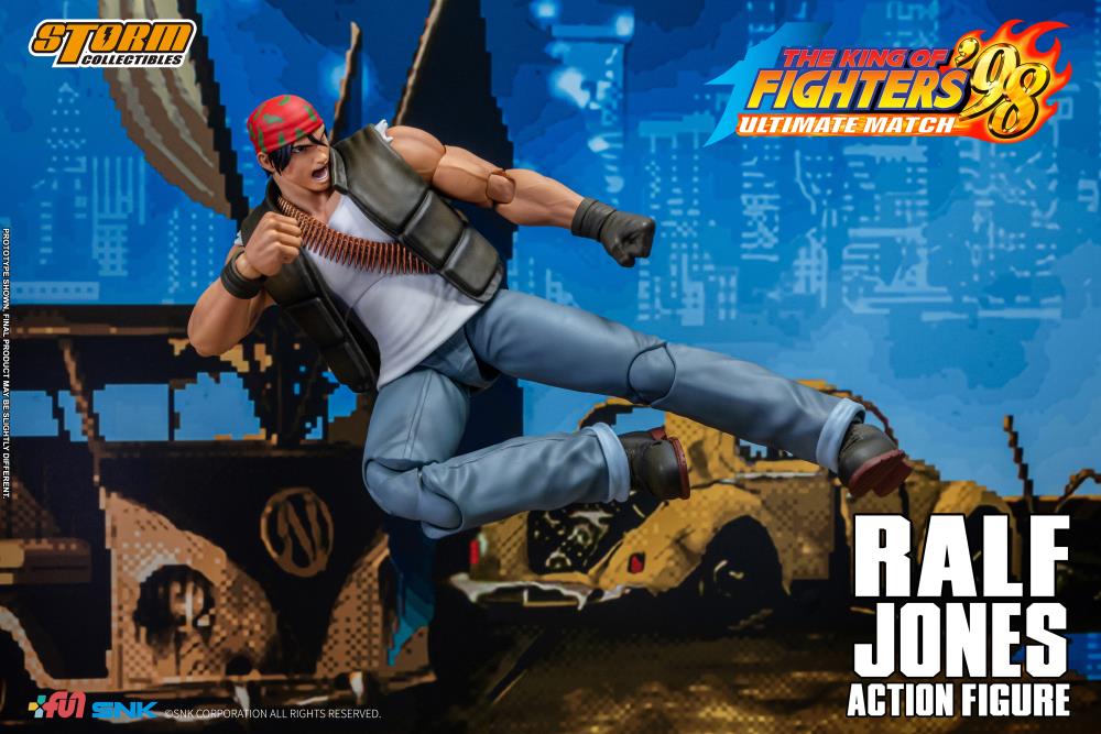 The King of Fighters '98 Ultimate Match Ralf Jones 1/12 Scale BBTS Exclusive Action Figure Gallery Image 16