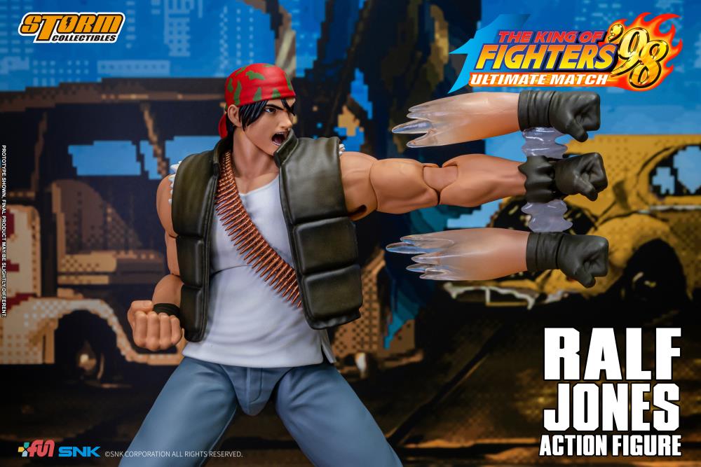 The King of Fighters '98 Ultimate Match Ralf Jones 1/12 Scale BBTS Exclusive Action Figure Gallery Image 28