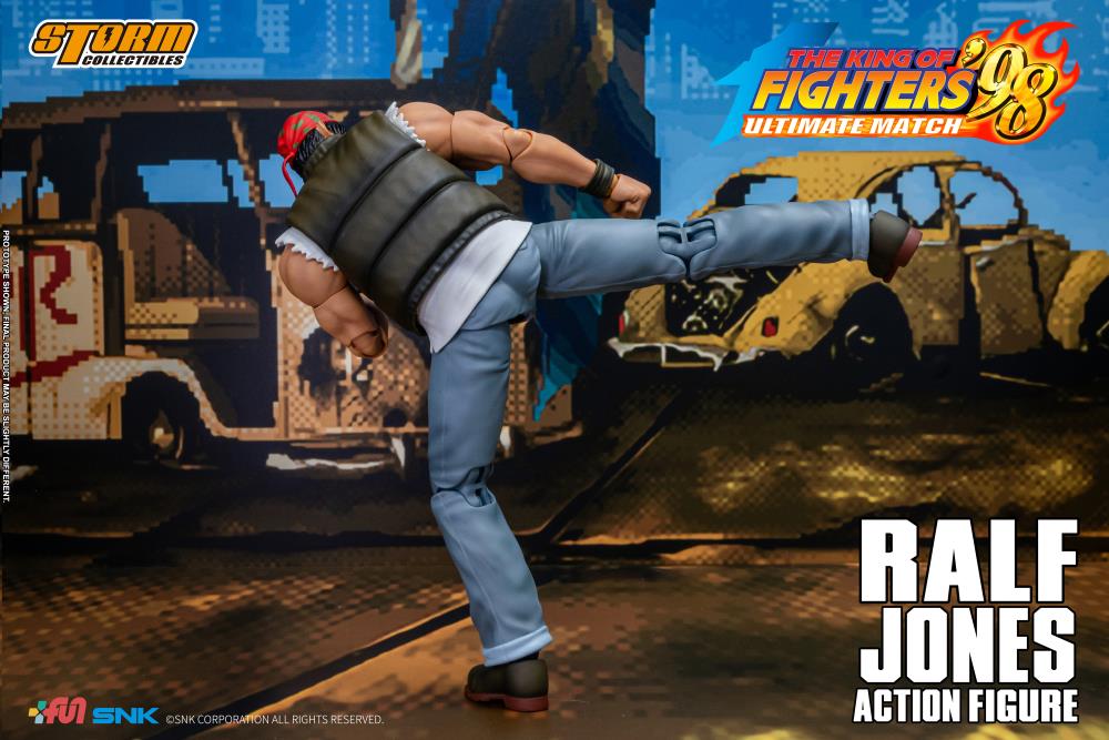 The King of Fighters '98 Ultimate Match Ralf Jones 1/12 Scale BBTS Exclusive Action Figure Gallery Image 14