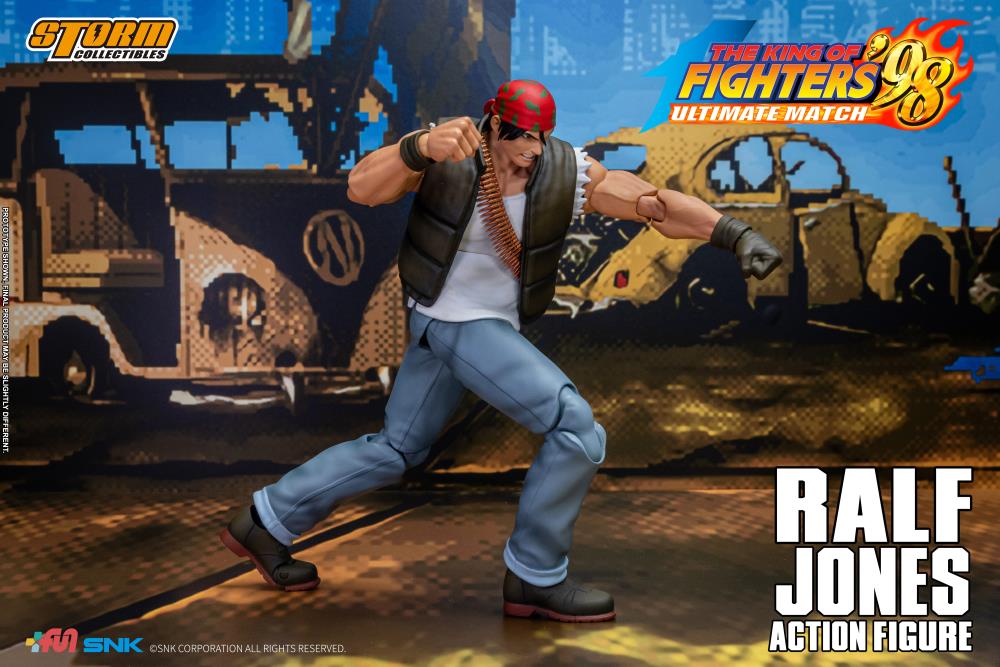 The King of Fighters '98 Ultimate Match Ralf Jones 1/12 Scale BBTS Exclusive Action Figure Gallery Image 15