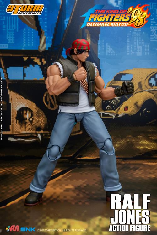 The King of Fighters '98 Ultimate Match Ralf Jones 1/12 Scale BBTS Exclusive Action Figure Gallery Image 8