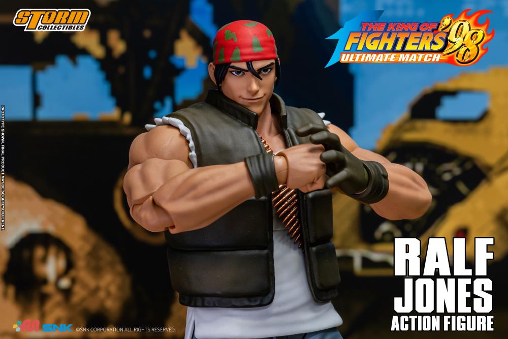 The King of Fighters '98 Ultimate Match Ralf Jones 1/12 Scale BBTS Exclusive Action Figure Gallery Image 7