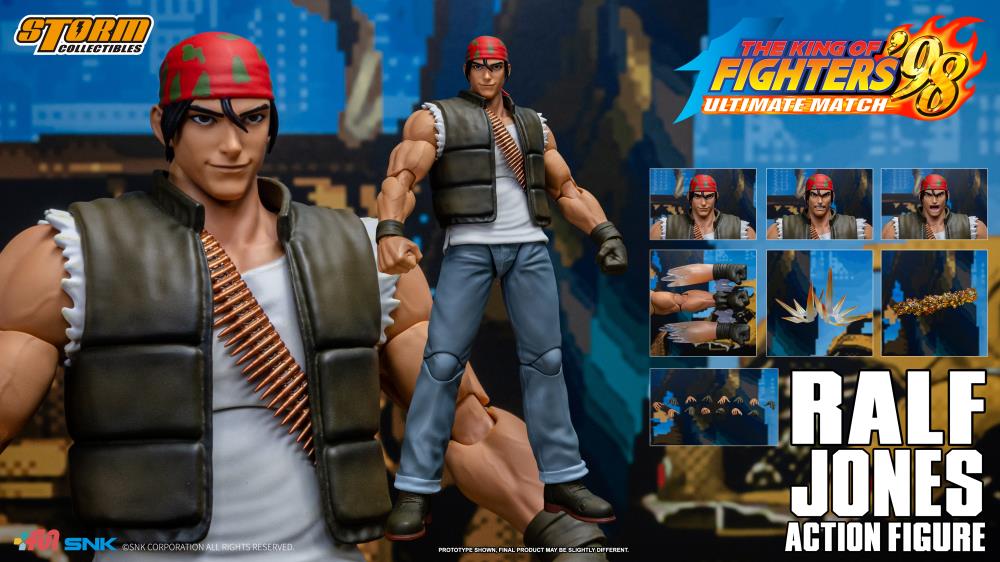 The King of Fighters '98 Ultimate Match Ralf Jones 1/12 Scale BBTS Exclusive Action Figure Gallery Image 30