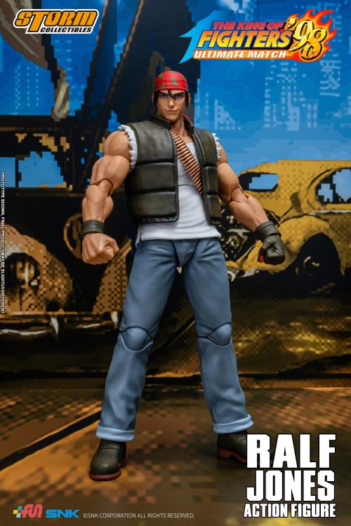 The King of Fighters '98 Ultimate Match Ralf Jones 1/12 Scale BBTS Exclusive Action Figure Gallery Image 3