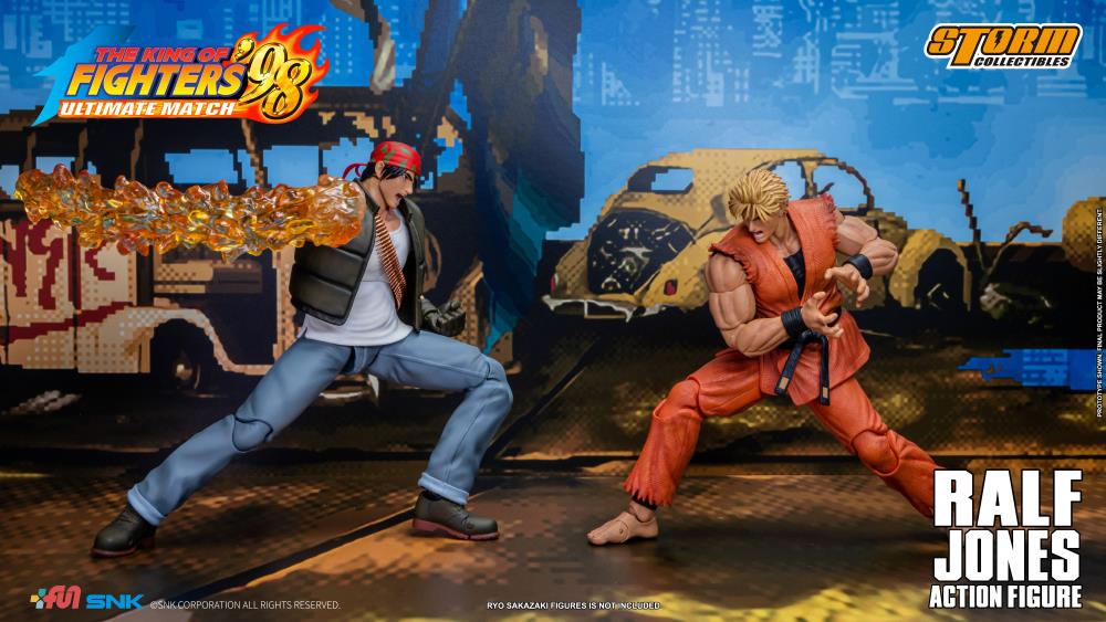 The King of Fighters '98 Ultimate Match Ralf Jones 1/12 Scale BBTS Exclusive Action Figure Gallery Image 25