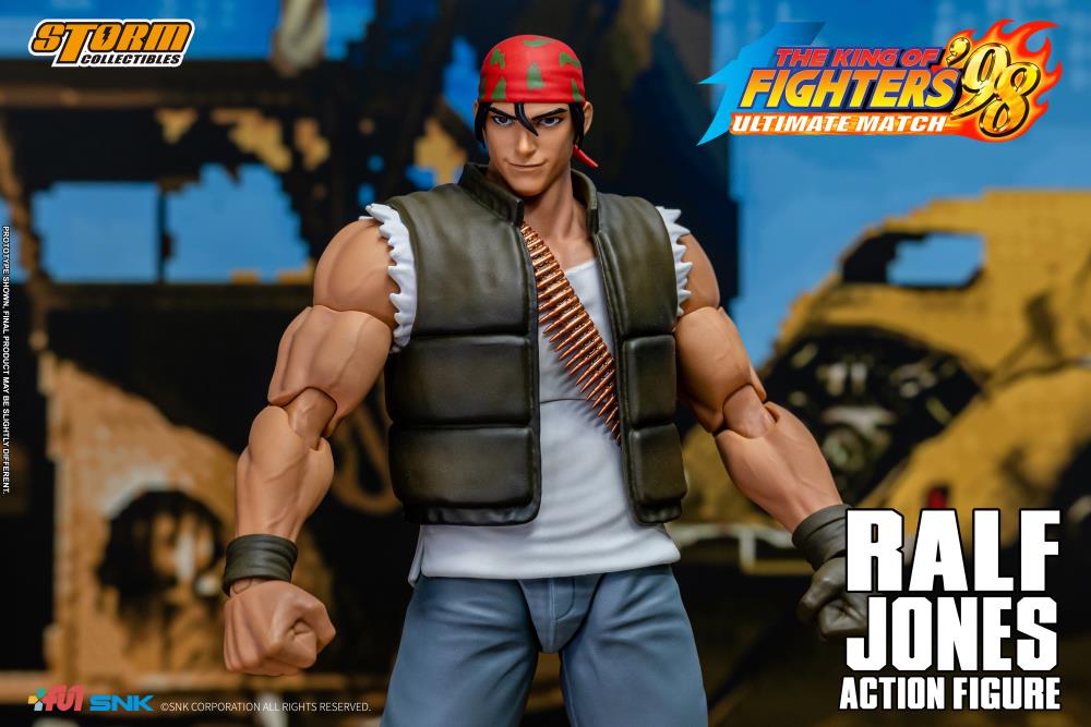 The King of Fighters '98 Ultimate Match Ralf Jones 1/12 Scale BBTS Exclusive Action Figure Gallery Image 6