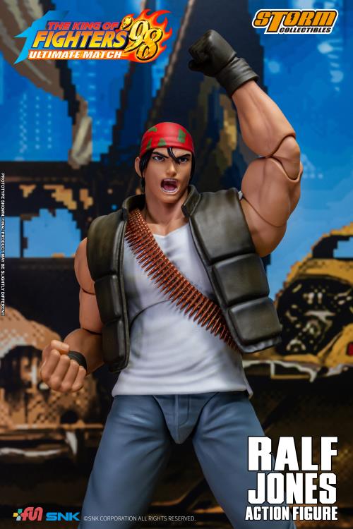 The King of Fighters '98 Ultimate Match Ralf Jones 1/12 Scale BBTS Exclusive Action Figure Gallery Image 12
