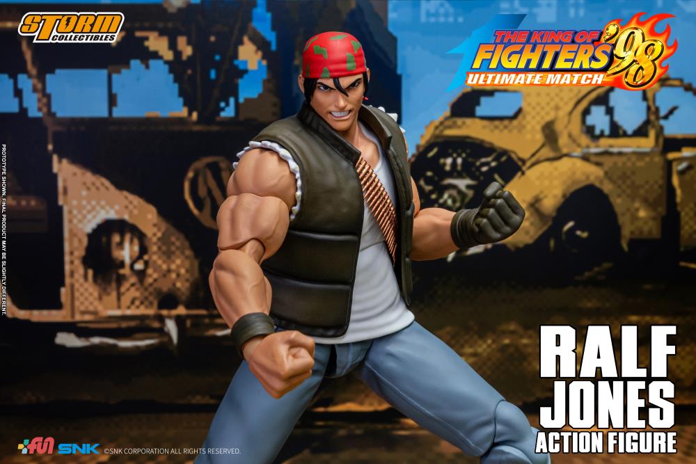 The King of Fighters '98 Ultimate Match Ralf Jones 1/12 Scale BBTS Exclusive Action Figure Gallery Image 29