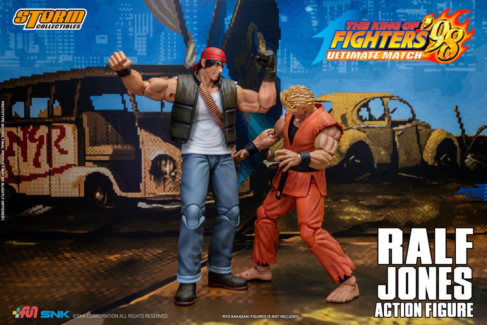 The King of Fighters '98 Ultimate Match Ralf Jones 1/12 Scale BBTS Exclusive Action Figure Gallery Image 17