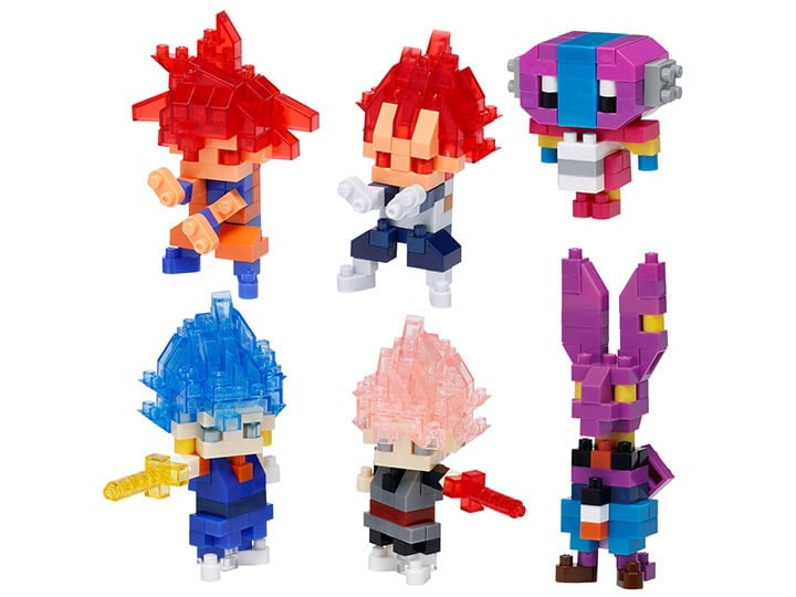 Dragon Ball Super Nanoblock Mininano Series Vol. 1 Box of 6 Characters Gallery Image 1