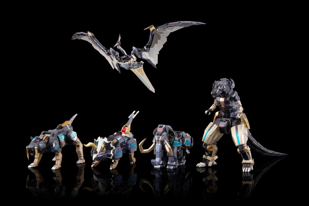 Mighty Morphin Power Rangers Go! Kara Kuri Combine Dino Megazord