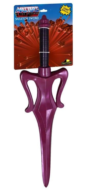 Masters of the Universe Skeletor (Purple) BBTS 25th Anniversary Exclusive LARP Stunt Replica Sword Gallery Image 7