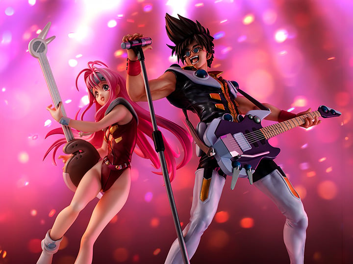 Macross 7 Fire Bomber LiveStage BOX Mylene Jenius & Basara Nekki Figure Set Gallery Image 1