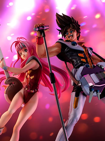 Macross 7 Fire Bomber LiveStage BOX Mylene Jenius & Basara Nekki Figure Set Gallery Image 2
