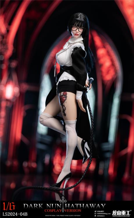 Dark Nun Hathaway (Black Hair Cosplay Ver.) 1/6 Scale Figure Gallery Image 4