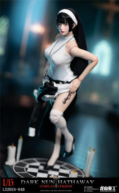 Dark Nun Hathaway (Black Hair Cosplay Ver.) 1/6 Scale Figure Gallery Image 10