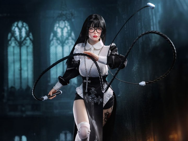 Dark Nun Hathaway (Black Hair Cosplay Ver.) 1/6 Scale Figure Gallery Image 1