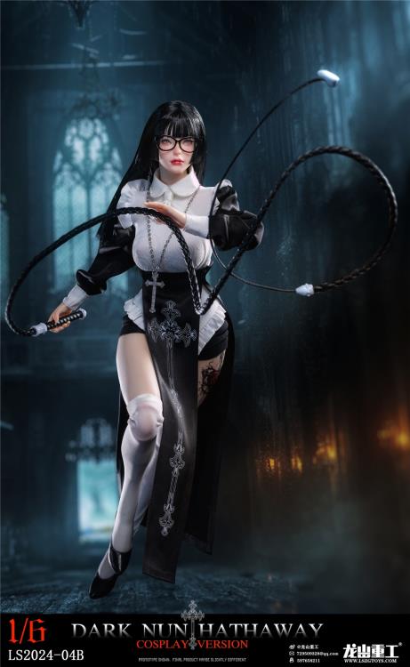 Dark Nun Hathaway (Black Hair Cosplay Ver.) 1/6 Scale Figure Gallery Image 8