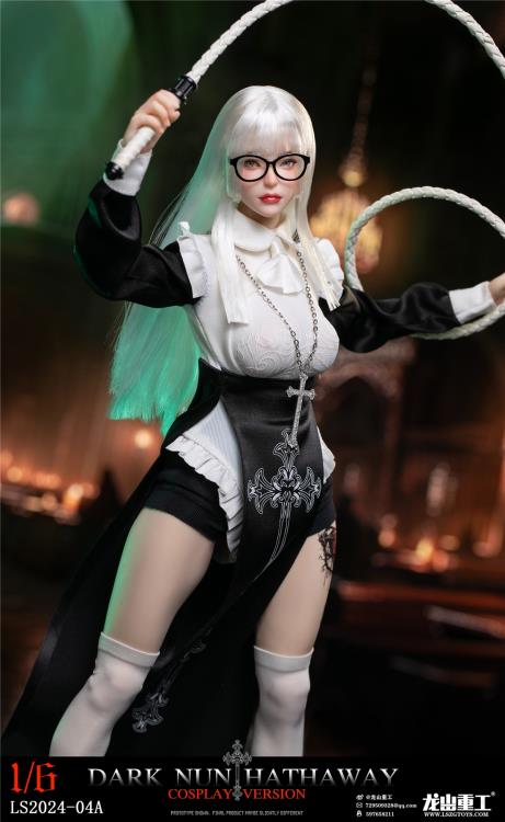 Dark Nun Hathaway (DX Cosplay Ver.) 1/6 Scale Figure Gallery Image 6