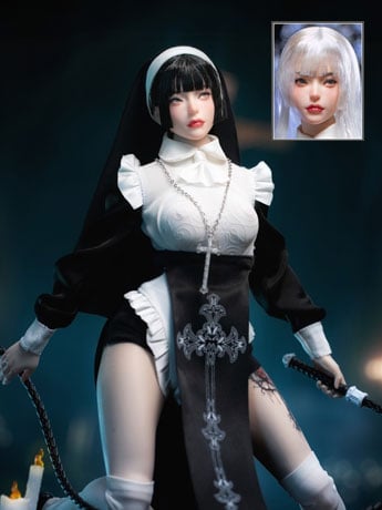 Dark Nun Hathaway (DX Cosplay Ver.) 1/6 Scale Figure Gallery Image 2