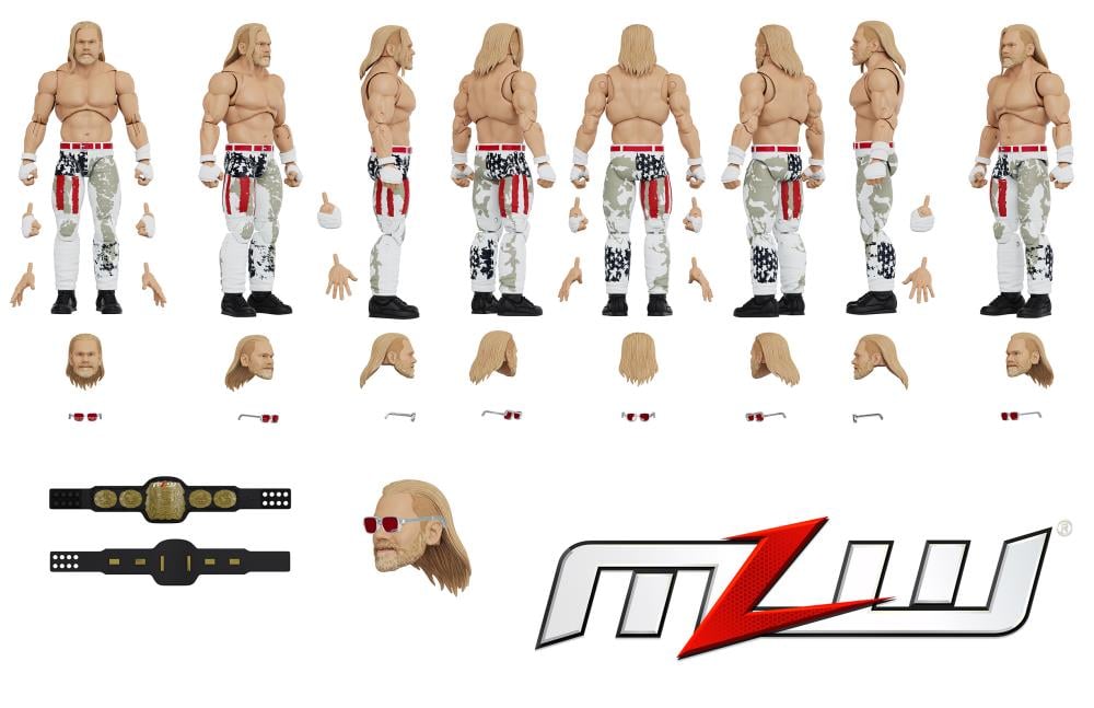 Major League Wrestling Alexander Hammerstone 1/12 Scale Figure (Reissue) Gallery Image 7
