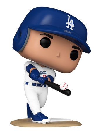 Los Angeles Dodgers Pop! MLB #106 Shohei Ohtani (Home Jersey Batting) Gallery Image 2