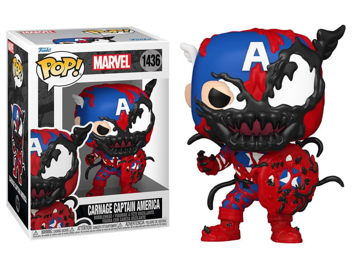 Pop! Marvel: Absolute Carnage - Carnage Captain America Gallery Image 1