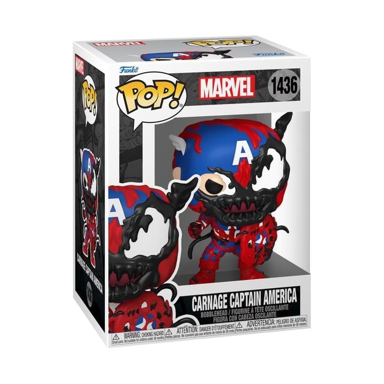 Pop! Marvel: Absolute Carnage - Carnage Captain America Gallery Image 4