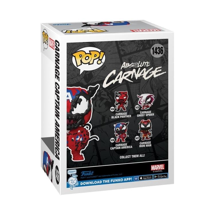 Pop! Marvel: Absolute Carnage - Carnage Captain America Gallery Image 5