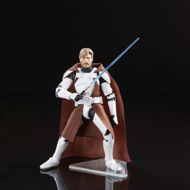 Star Wars: The Black Series 6" Clone Commander Obi-Wan Kenobi (The Clone Wars) Action Figure Gallery Image 7