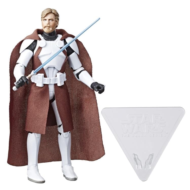 Star Wars: The Black Series 6" Clone Commander Obi-Wan Kenobi (The Clone Wars) Action Figure Gallery Image 9