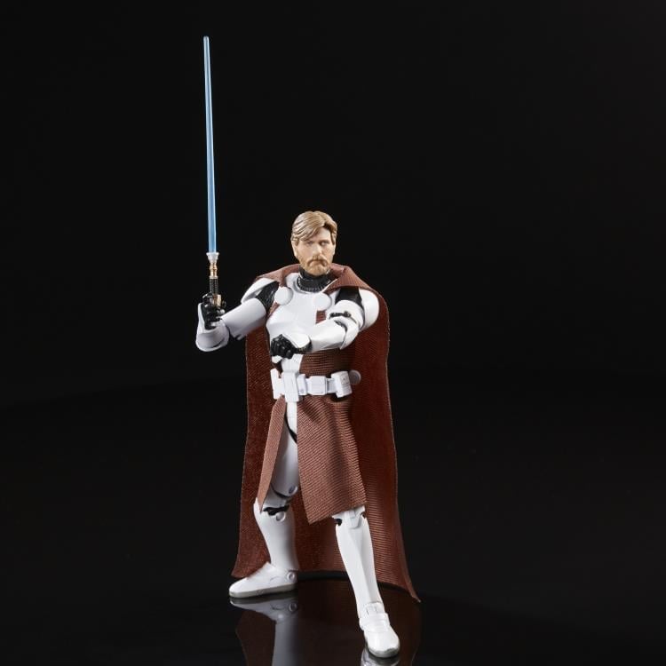Star Wars: The Black Series 6" Clone Commander Obi-Wan Kenobi (The Clone Wars) Action Figure Gallery Image 5