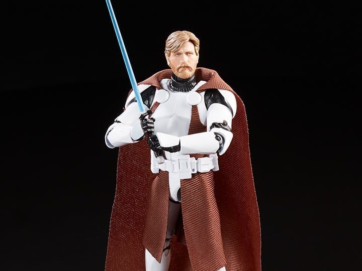 Star Wars: The Black Series 6" Clone Commander Obi-Wan Kenobi (The Clone Wars) Action Figure Gallery Image 1